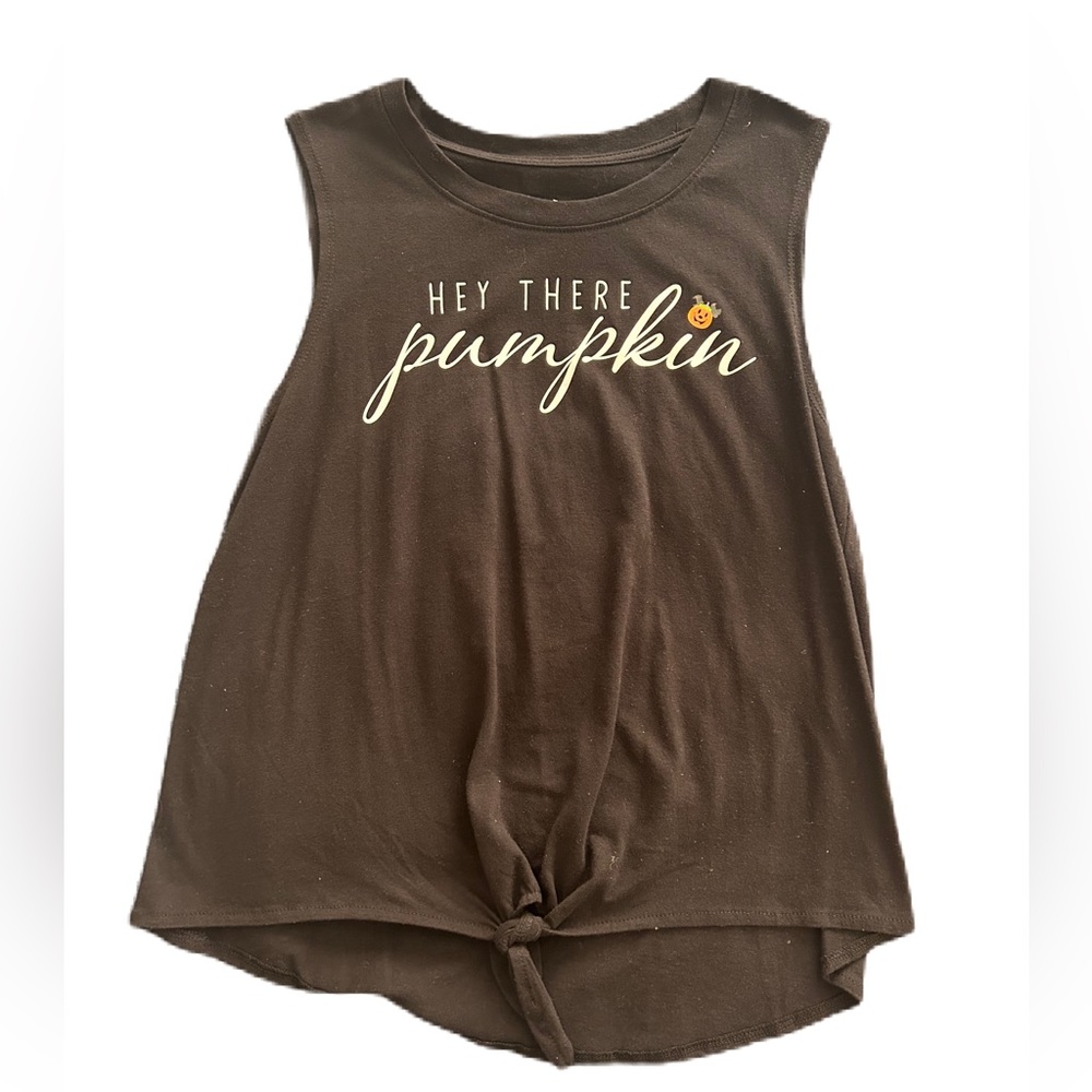 Disney Parks “Hello There Pumpkin” | Women’s M Black Tank Top | Halloween - Picture 1 of 7
